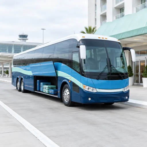 What a charter bus really costs for seamless airport to hotel transfers