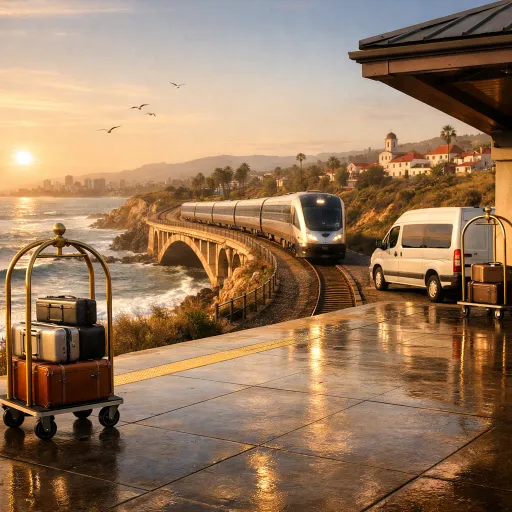 From San Diego to Santa Barbara by train for seamless hotel transfers