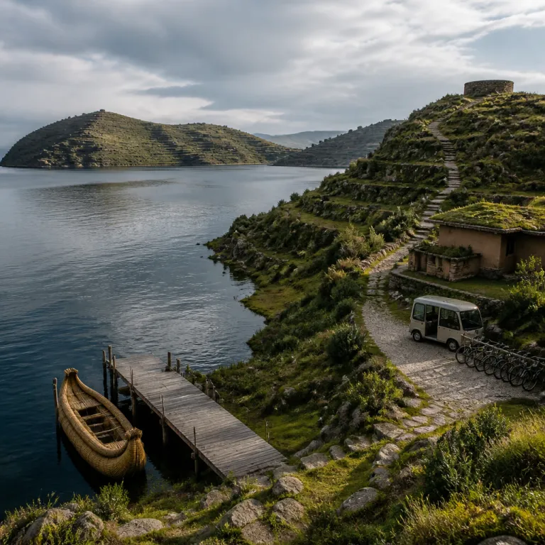 Designing end to end mobility for a lago Titicaca, Amantani and Taquile spiritual experience that stays less crowded